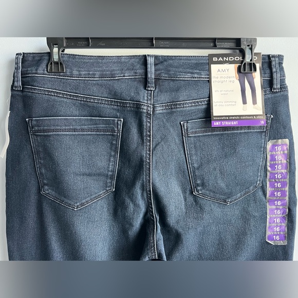 Bandolino Ladies Amy Straight Jean - Wayne - Picture 6 of 8